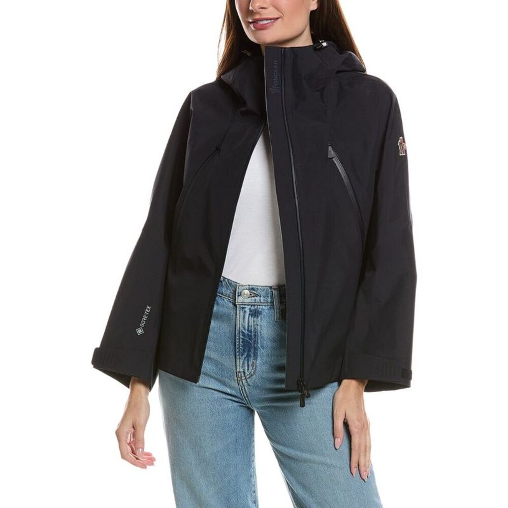 Moncler Womens Grenoble Santec Gore-Tex® Hooded Jacket, Blue